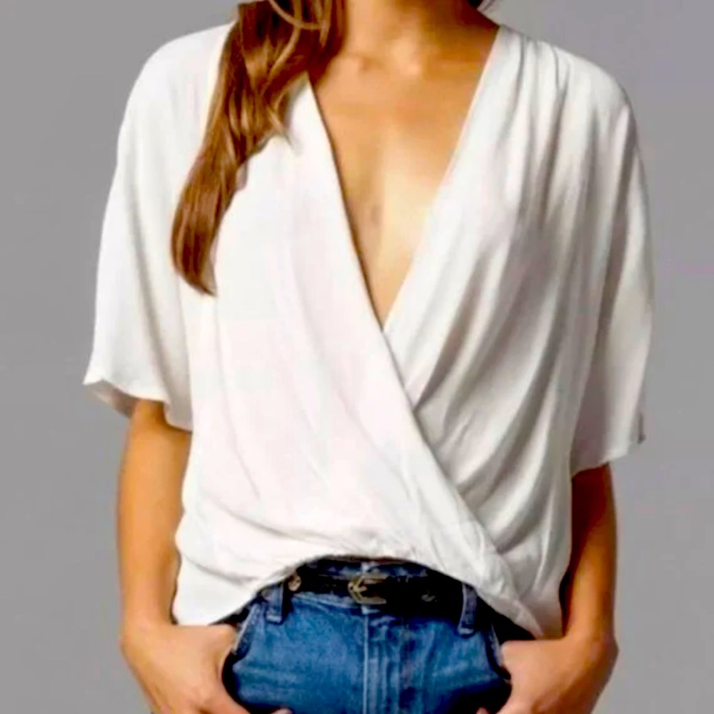 Lovers + Friends crossover crop top